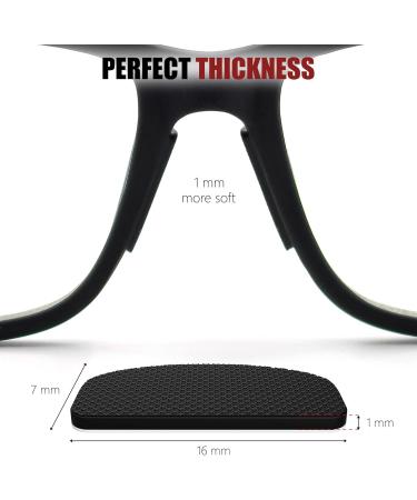 Slip-Resistant Silicone Glasses Nose Pads - 16 Pairs Self-Adhesive for Comfort & Stability - Buy Online on GoSupps.com
