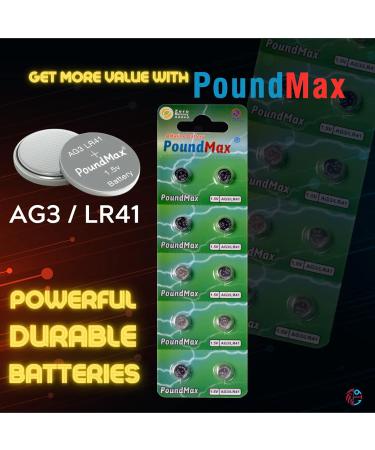 Buy AG3 LR41 Batteries 1.5V Alkaline Button Cell - 10 Count | Durable & Long-Lasting | Fast International Shipping - Buy Online on GoSupps.com