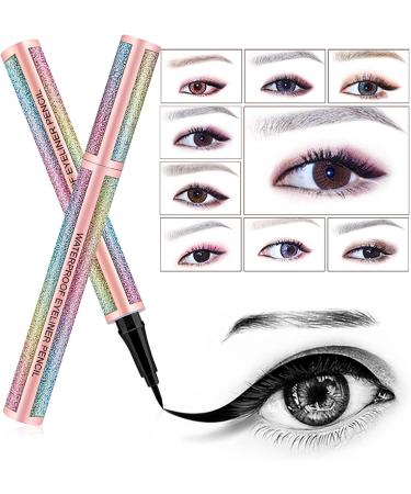 HOUSN Eyeliner Pencil Waterproof Liquid Eyeliner Long Lasting Smudge-proof 24H Hold - Black - Buy Online on GoSupps.com