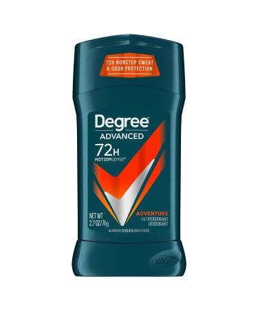Degree Men MotionSense Antiperspirant Deodorant Adventure 2.7 oz(Pack of 7)