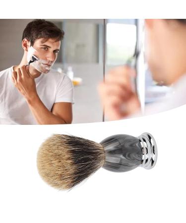 Synthetic Razor Brush - Durable Resin & Aluminum Handle | Easy-Clean Beard Brush for Home & Salon - Perfect Shaving Cream Tool for Men - Buy Online on GoSupps.com