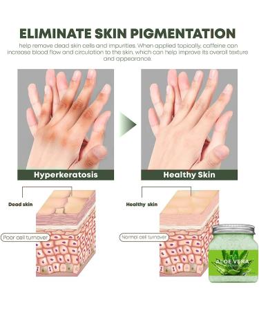 Aloe vera scrub aloe vera body scrub exfoliating gel to remove dead skin exfoliating scrub for all skin - Buy Online on GoSupps.com
