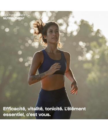 Multivitamin C+ - 60 capsules - Enhanced with Vitamin C - Food Supplement - Immunity - Fatigue - Nervous System and Bone - Beauty Skin and Hair | Nutrielement by Nutrimuscle - Buy Online on GoSupps.com