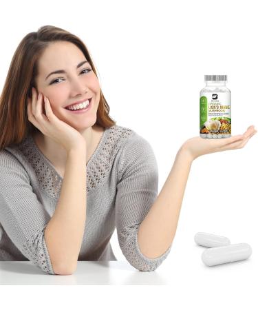 B BEWORTHS Lion's Mane Mushroom Supplement - 120 Capsules | Organic Complex with Cordyceps, Chaga, Reishi for Mental Clarity, Focus, Memory, and Immune Boost - Buy Online on GoSupps.com