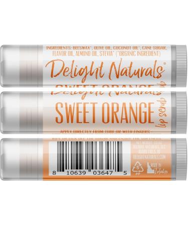 Buy Sugar Lip Scrub - Sweet Orange - Set of Three | Nourishing & Exfoliating | International Shipping Available - Buy Online on GoSupps.com