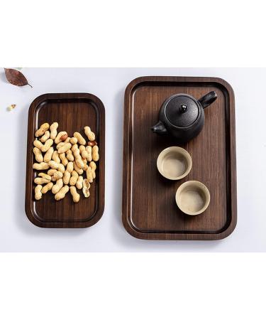 Breakfast Tray Dish Dry Bubble Plate Round Cake Plate Wooden Dessert Plate Plate Kitchenware (Size : Round 20X20X2CM) - Buy Online on GoSupps.com