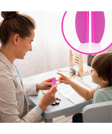 Professional 20-Piece Nail File Set - 100/180 Grit Washable Double-Sided Buffers for Gel Nails - Ideal for Nail Studios & Home Use (Pink) - Buy Online on GoSupps.com