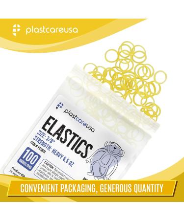 1000 Orthodontic Latex Elastic Rubber Bands for Braces - Heavy-Duty 1/4 Fox Multi-Size Dental Elastics Kit for Teeth Alignment & Gap Closure (10 Bags of 100 - Buy Online on GoSupps.com