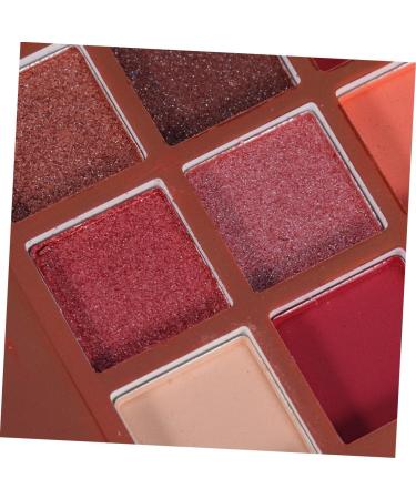 Beavorty Eyeshadow Powder 9 Eyeshadow Women Eye Shadow Metallic Eye Shadow Palettes Makeup Palette Flash Shimmer Eyeshadow 1 count (Pack of 1) Red - Buy Online on GoSupps.com