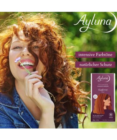 Ayluna Vegan Hair Color 25 Saharblond | Ammonia-Free Long-Lasting Gray Coverage with Henna Krapp & Chamomile - 100g Pack - Buy Online on GoSupps.com