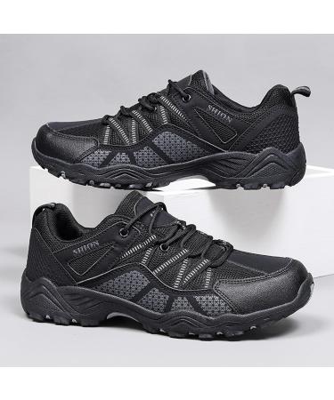 Rytejfes White Men's Sport Shoes - Comfortable Gym Sneakers Slipproof & Waterproof Fitness Footwear Casual Damping Running Shoes Size 46 EU - Buy Online on GoSupps.com
