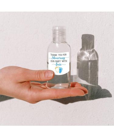 Blue Baby Shower Hand Sanitizer Labels - Thank You Stickers Party Favors 1.26 x 1.39 - Buy Online on GoSupps.com