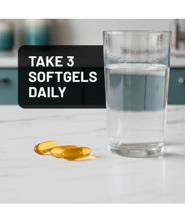 NatureWise Quadruple Strength Omega 3 Fish Oil 4080mg- Natural TG Form + Wild Caught - 2450mg Omega 3 + 1350mg EPA 900mg DHA - Burpless - Non-GMO & USA Manufactured - 120 Softgels 40 Day Supply  - Buy Online on GoSupps.com