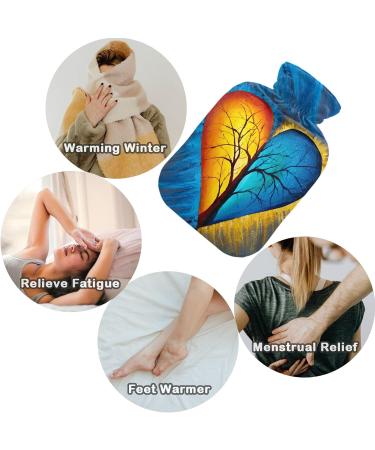 Buy Naanle Tree of Life Transparent Hot Water Bottle | 1L Hand & Foot Warmer for Pain Relief & Heat Therapy - International Shipping Available - Buy Online on GoSupps.com