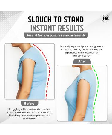 Back Brace Posture Corrector - Adjustable & Breathable for Pain Relief | Improve Posture & Lumbar Support - Medium Size - Buy Online on GoSupps.com