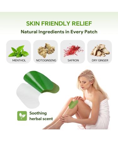 Clundoo Pain Relief Patch - 24 Moxibustion Patches for Knee Back Neck & Shoulder Pain Relief - International Shipping Available - Buy Online on GoSupps.com