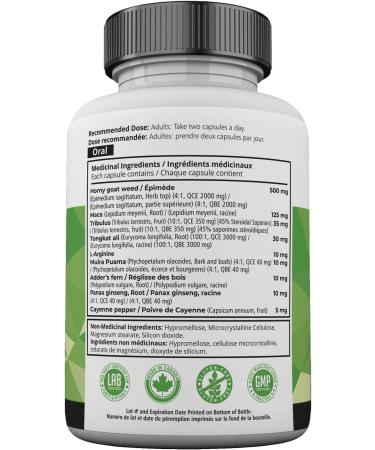 EBYSU Horny Goat Weed (60 Capsules) Testosterone Supplements For Men Testosterone Booster For Men Source of Amino Acids involved in Muscle Protein Synthesis Vegan Capsules Preservative-Free - Buy Online on GoSupps.com