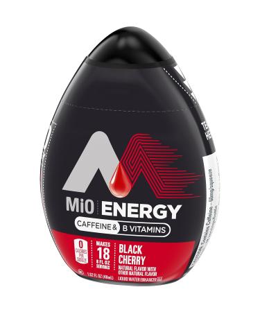 Mio Energy Liquid Water Enhancer Black Cherry 1.62 OZ 6-Pack - Boost Your Energy with Delicious Black Cherry Flavor - Pack of 6 - Buy Online on GoSupps.com
