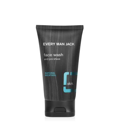 Every Man Jack Face Wash, Natural Menthol, 5.0-ounce