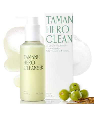 Tamanu Hero Cleanser 5.07oz (150ml) Tamanu Oil and Salicylic Acid for Acne and Oily Skin Daily Face Wash with Soothing and Moisturizing Suitable for Sensitive Skin Korean Skincare