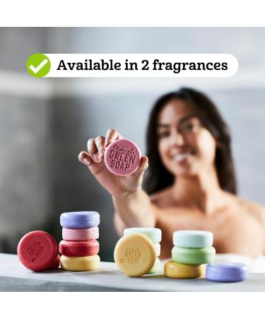 Marcel's Green Soap Hand Soap Bar Vanilla & Cherry Blossom - Vegan Plastic-Free and Long-Lasting Hand Cleanser - 90g Vanilla & Cherryblossom - Buy Online on GoSupps.com