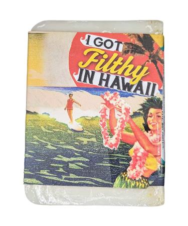 Filthy Surfer All Natural Coconut Soap Bar - Luxury White Soap for Men | Eco-Friendly & Gentle Skin Care - Buy Online on GoSupps.com