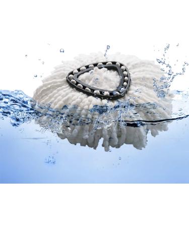 MZY LLC 5Pack Spin Mop Refill Replacement Heads - Microfiber Easy Cleaning Mop Head Replacements for EasyWring Spin Mop - 5pcs - Buy Online on GoSupps.com