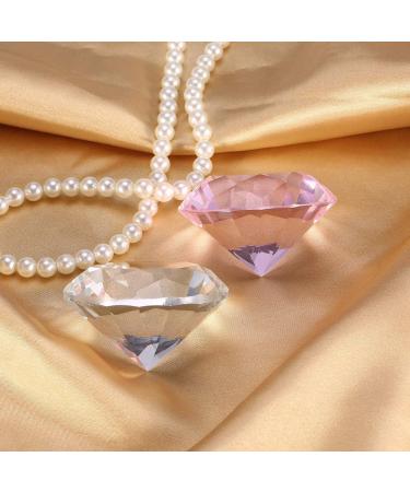 Nail Art Display Diamond Glass Crystal Base Hand Model Shoot Ornament Manicure Accessories for Wedding Decorations Nail Art Salon Decor(60MM Pink) - Buy Online on GoSupps.com