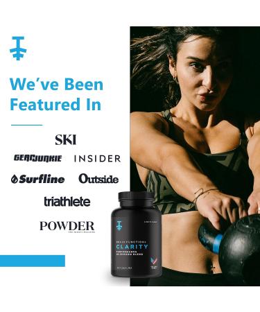 Protekt Clarity Organic Lion's Mane Mushroom Complex Capsules - Focus and Brain Support Formula - 60 Capsules - Buy Online on GoSupps.com