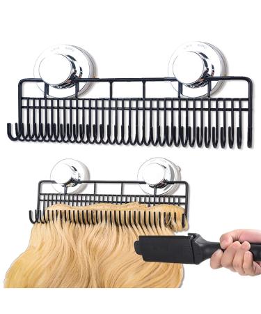 SOGOO Hair Extension Holder and Hanger Metal Hair Styling Tool and Extension Caddy for Washing  Coloring and Blow-Drying of Weft  Clip-In  Tape-In Hair Extensions(Long Size) 25CM hanger