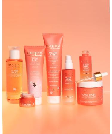Pacifica Beauty Glow Baby VitaGlow Face Lotion & Eye Bright Eye Cream Set - Vegan Skincare Vitamin C Moisturizer Brightener Hyaluronic Acid Caffeine - International Shipping Available - Buy Online on GoSupps.com