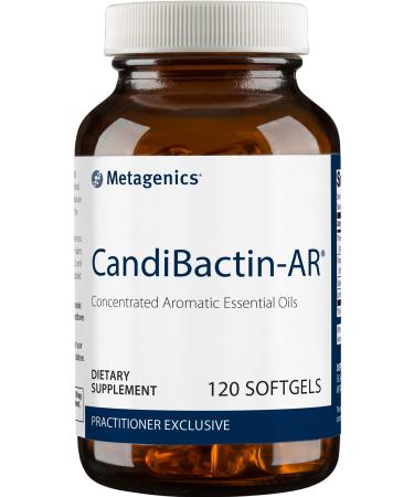 Metagenics CandiBactin-AR  Concentrated Aromatic Essential Oils* (120 Softgels) 120 Count (Pack of 1)