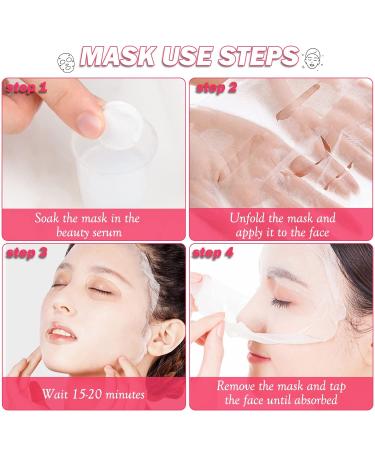 100 Pcs Compressed Facial Mask Sheets - DIY Skin Care Face Masks - Buy Online on GoSupps.com