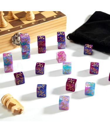 24-Piece Dice Token Counters - D6 Cube Loyalty Counter Dice for MTG CCG Card Gaming - 2 Styles - Buy Online on GoSupps.com