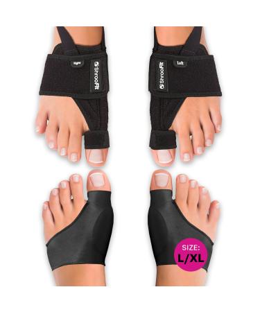 Effective Bunion Corrector for Women and Men | Bunion Relief Kit Straighten Toes and Correct Bunions | Bunion Corrector Cushion Sleeves | Feet for Men & Women - Large/X-Large