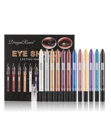 Eyeshadow Stick Sets | Long-Lasting Colorful Eyeshadow Stick Sets | Smudge-Proof Waterproof Eye Shadow Pencil Cosmetic Make-up Supplies Mona43henry