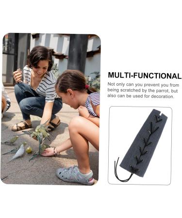Parliky 1pc Parrot Armguard Pet Anti- Grab Arm Bird Anti Shawl Cloth Art Arm Band Poo Protective Belt medium Navy - Buy Online on GoSupps.com