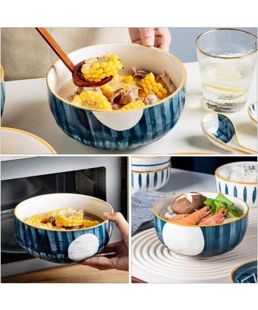 Hemoton Bowl Ramen Bowls Ceramic Salad Bowl Big Pasta Bowl Serving Bowl for Ramen Noodles Microwavable Bowls for Kitchen and Restaurants Japanese Ramen Japanese Assorted Color-1 - Buy Online on GoSupps.com
