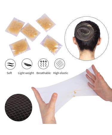 55PCS Blonde WeKen Hair Nets for Buns - Invisible Hairnets for Women, Perfect for Dance & Ballet - Buy Online on GoSupps.com