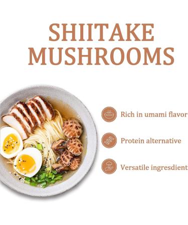 YanHouTang White Flower Shiitake Mushrooms 4 Oz - Premium Dried Mushrooms, Rich in Protein, All Natural & Nutritious, Soft Texture, Fresh Flavor - Buy Online on GoSupps.com
