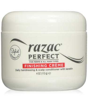Razac Perfect for Perms Finishing Creme Daily Hairdressing and Scalp Conditioner  4 Ounce 4 Fl Oz (Pack of 1)