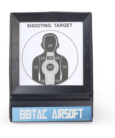 BBTac Airsoft Target with Trap Net Catcher Stand and Paper Target - Gun Training Shooting for BB Pellets - Indoor/Outdoor - Buy Online on GoSupps.com