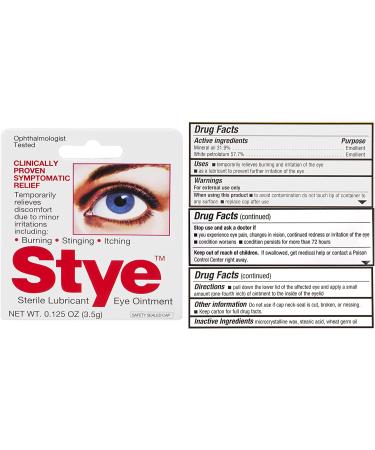 Stye Sterile Lubricant Eye Ointment with Warming Compress - Bundle Deal - Buy Online on GoSupps.com