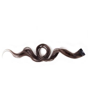 Shop Brown Wavy Curly Clip-In Hair Extensions 60 cm - 7 Piece Thickening Set for Added Volume - Buy Online on GoSupps.com
