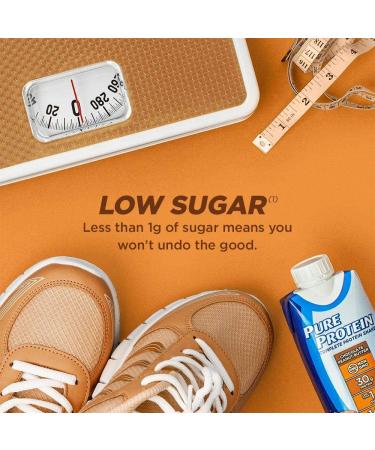 Pure Protein Chocolate Peanut Butter Shake | 30g Protein | Ready-to-Drink Keto-Friendly | Immune Boosting Vitamins | 11oz Bottles - 12 Pack - Buy Online on GoSupps.com