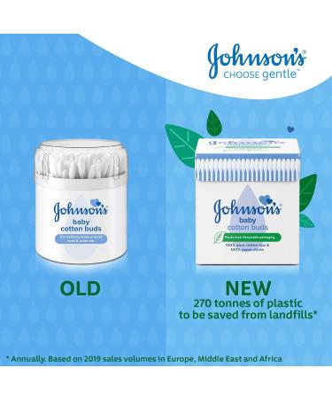 Buy Johnson's Baby Cotton Knops - Gentle & Safe for Babies | International Shipping Available - Buy Online on GoSupps.com