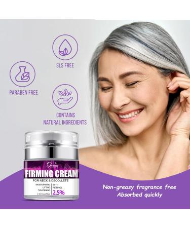 Neck Creams for Tightening and Firming Retinol & Hyaluronic Acid for Wrinkle Reduction Neck Cream for Skin Lifting Neck Firming Cream | Anti-Aging Moisturizer for Face & D collet 1.7 FL OZ - Buy Online on GoSupps.com