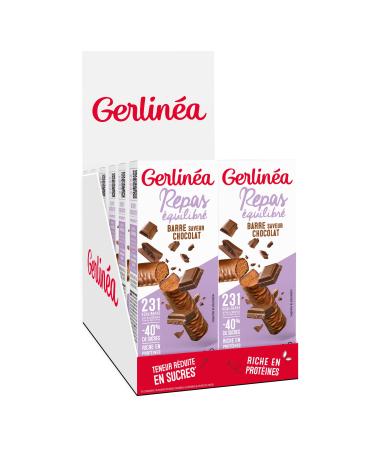 Gerlinéa Chocolate Meal Bar - Pack of 12 boxes (12x 2 bars)