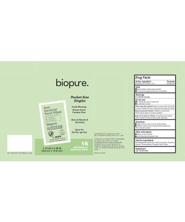 Individually Wrapped Antibacterial Hand Wipes | Fresh Morning Breeze with Aloe & Vitamin E | 16 Count | Kills 99.9% of Germs | Paraben & Sulfate Free - Buy Online on GoSupps.com