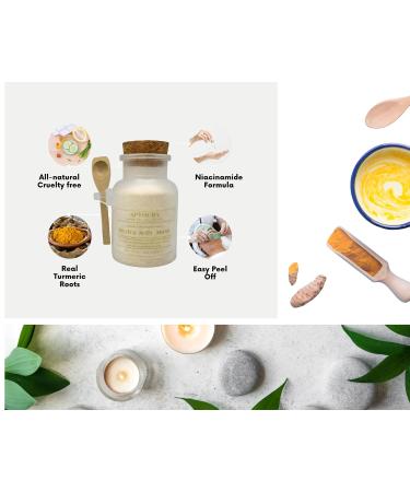 APTHCRY Hydra Jelly Mask - Premium Peel Off Turmeric & Niacinamide Facial | 160g Home Spa Treatment - Buy Online on GoSupps.com